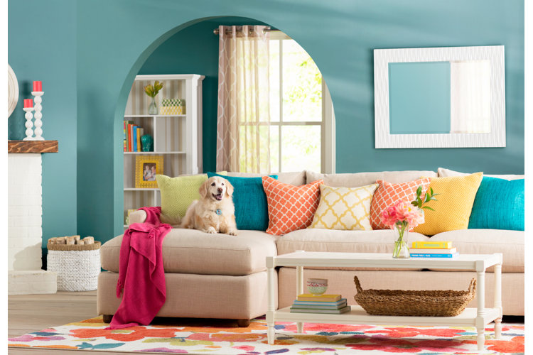 Teal 2024 sofa wayfair